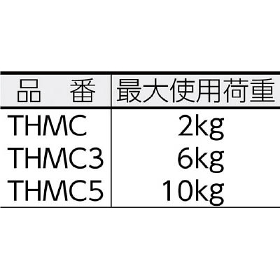 ■トラスコ中山(TRUSCO)　ほうき・モップキャッチ　３連　THMC3 THMC3