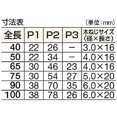 ■トラスコ中山(TRUSCO)　ステンレス製平型蝶番　全長１００ｍｍ  TLS-100B TLS-100B