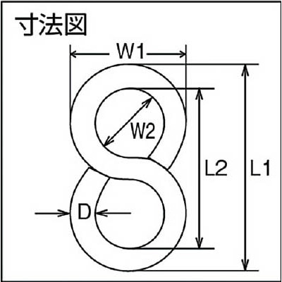 ■トラスコ中山(TRUSCO)　豆Ｓカン　ステンレス製　３．５ｍｍ　１０個入  TSJ-35 TSJ-35