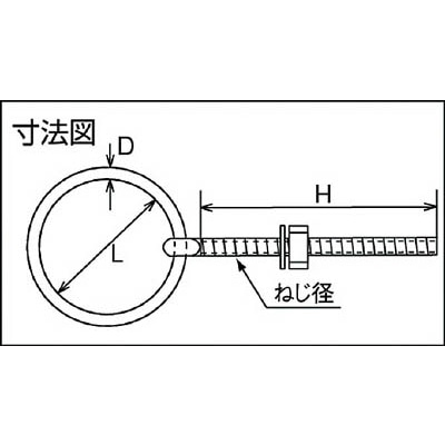 ■トラスコ中山(TRUSCO)　丸カンボルト　ステンレス製　３ｍｍ  TMB-3M TMB-3M