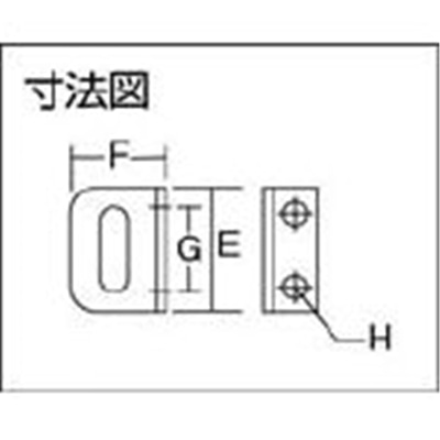 ■トラスコ中山(TRUSCO)　Ｗ貫抜　ステンレス製　共受け  TKNW-107SU TKNW-107SU