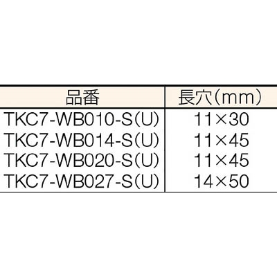 ■トラスコ中山(TRUSCO)　配管支持用チャンネルブラケット　７５型　ステンレス　Ｌ１００  TKC7-WB010-S  (SUS304) TKC7-WB010-S (SUS304)