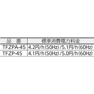 ■トラスコ中山(TRUSCO)　全閉式アルミハネ工場扇“ゼフィール”（本体）　TFZPA-45 TFZPA-45