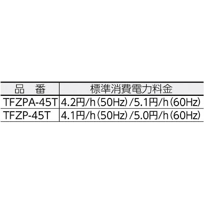 ■トラスコ中山(TRUSCO)　全閉式アルミハネ工場扇“ゼフィール”トレー付キャスタータイプ　TFZPA45T TFZPA-45T