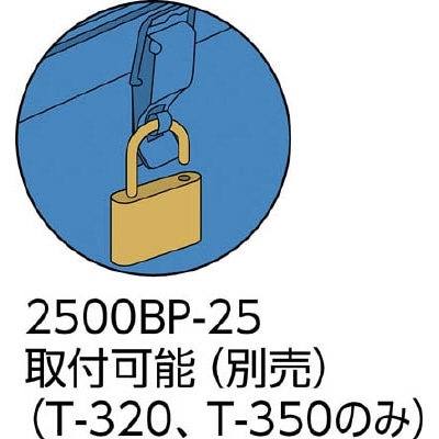 ■トラスコ中山(TRUSCO)　トランク工具箱　３２０Ｘ１３７Ｘ９６．５　ＯＤ色　T-320-OD T-320-OD