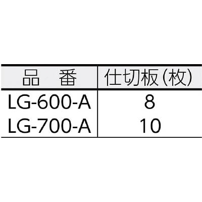 ■トラスコ中山(TRUSCO)　ジャンボ工具箱　７２０Ｘ２８０Ｘ３２６　ブルー　LG-700-A LG-700-A