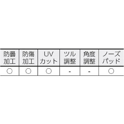 ■トラスコ中山(TRUSCO)　一眼型セーフティグラス　アドバンストミラーレンズ　TSG-7104AM TSG-7104AM