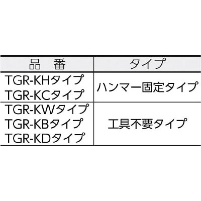 ■トラスコ中山(TRUSCO)　ゴムロープ用Ｄ環　５個入　TGR-17KD TGR-17KD