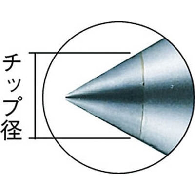 ■トラスコ中山(TRUSCO)　レースセンター超硬付チップ径Φ６全長８０ＭＴ－１　TRSP-1 TRSP-1