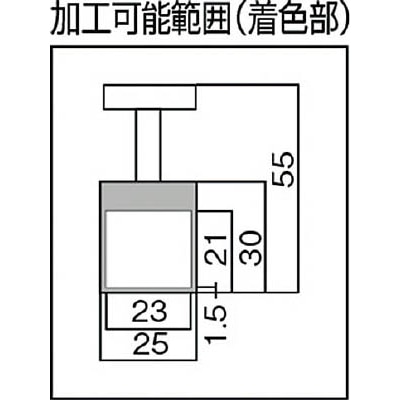 ■トラスコ中山(TRUSCO)　マグネットホルダ　ハンドル付　吸着力１１０Ｎ　Φ２５Ｘ３０　NH-01 NH-01