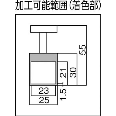 ■トラスコ中山(TRUSCO)　マグネットホルダ　ハンドル付　吸着力１１０Ｎ　Φ２５Ｘ３０　NH-01 NH-01