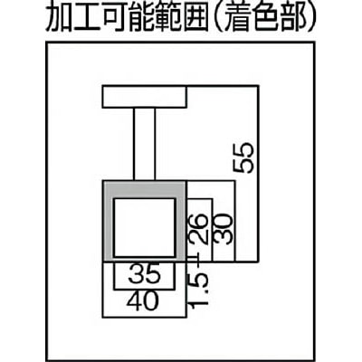 ■トラスコ中山(TRUSCO)　マグネットホルダ　ハンドル付　吸着力３５０Ｎ　Φ４０Ｘ３０　NH-04 NH-04
