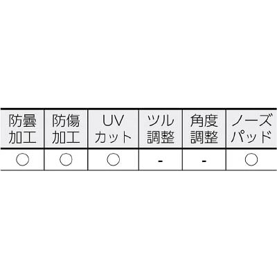 ■トラスコ中山(TRUSCO)　二眼型セーフティグラス　TSG-138 TSG-138