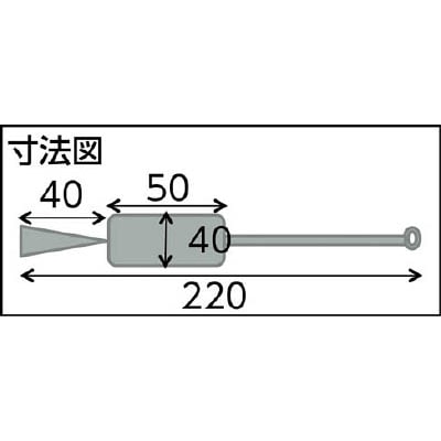 ■トラスコ中山(TRUSCO)　理化学ブラシ　試験管用　黒豚毛　スチール柄　TBTT1J TBTT1J