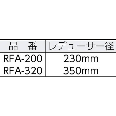 ■トラスコ中山(TRUSCO)　フレキシブルダクト　帯電防止タイプ　アース付　Φ３２０Ｘ長さ５ｍ　RFA320 RFA320