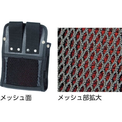 ■トラスコ中山(TRUSCO)　さわやか電工腰袋　２段通常型タイプ　THMB12 THMB12