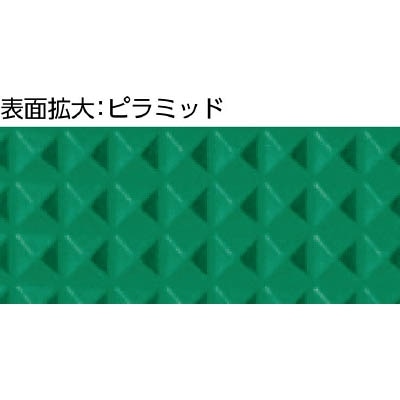 ■トラスコ中山(TRUSCO)　ワゴン用マット　ピラミット　７５０Ｘ５００用　グリーン　WMP75PGN WMP75PGN