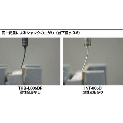 ■トラスコ中山(TRUSCO)　ハイエンドブラックボラゾンバー　Φ０．５Ｘ軸３　首下６　＃６００　THB-R005SF THB-R005SF