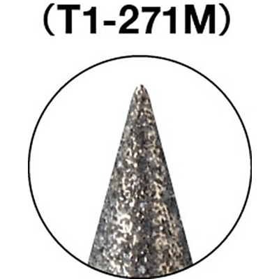 ■トラスコ中山(TRUSCO)　ダイヤモンドバー　Φ３Ｘ刃長５．３Ｘ軸１．６　＃１４０　T1-271M T1-271M