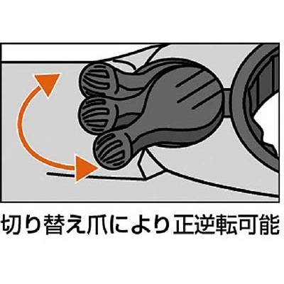 ■トラスコ中山(TRUSCO)　切替式ギヤレンチ　コンビタイプ　８Ｘ８　ノンクロム　TGRN-08R TGRN-08R