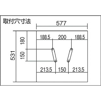 ■トラスコ中山(TRUSCO)　ボール盤台　キャスター付　UB-N13C UB-N13C