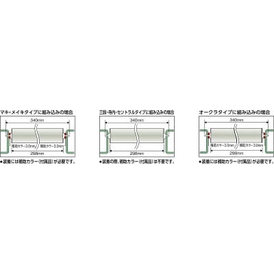 ■トラスコ中山(TRUSCO)　スチールローラー　Φ３８Ｘ１．２ｔ　Ｗ４００　Ｓ付  VL38W400  (38ﾊﾟｲ1.2XTXW400) VL38W400 (38ﾊﾟｲ1.2XTXW400)