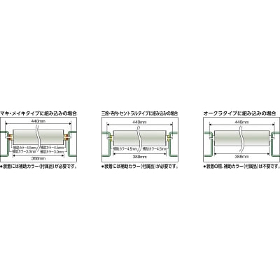 ■トラスコ中山(TRUSCO)　スチールローラー　Φ５７Ｘ１．４ｔ　Ｗ４００　Ｓ付  VL57W400  (57ﾊﾟｲX1.4TXW400) VL57W400 (57ﾊﾟｲX1.4TXW400)