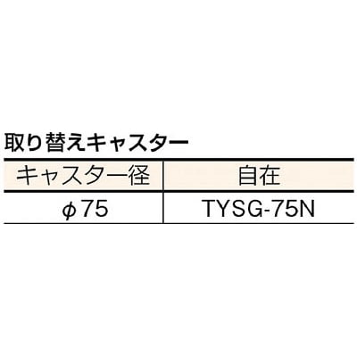 ■トラスコ中山(TRUSCO)　合板平台車プティカルゴ　４５０Ｘ４５０　ゴム張り　ナイロン車　PCG-4545 PCG-4545