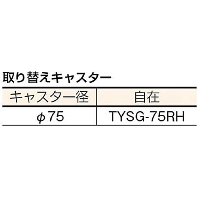 ■トラスコ中山(TRUSCO)　合板平台車プティカルゴ　４５０Ｘ４５０　ゴム張り　ゴム車　PCG-4545G PCG-4545G