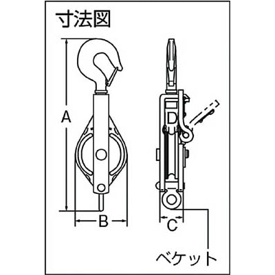 ■ＨＨＨ　強力型滑車用シーブ　７５ｍｍ　K-75 K-75