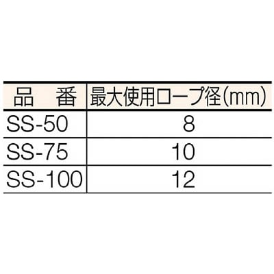 ＨＨＨ　シンプルスナッチ　フック型５０ｍｍ　SS50 SS50