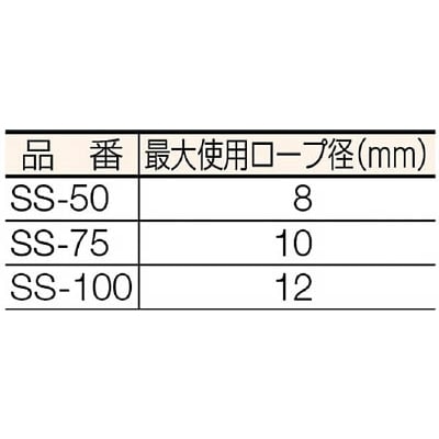 ■ＨＨＨ　シンプルスナッチ　フック型７５ｍｍ　SS75 SS75