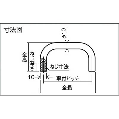 ■ベンリック　ラウンドアルミハンドル　１２０×４５　ナチュラル　RD2-120N RD2-120N