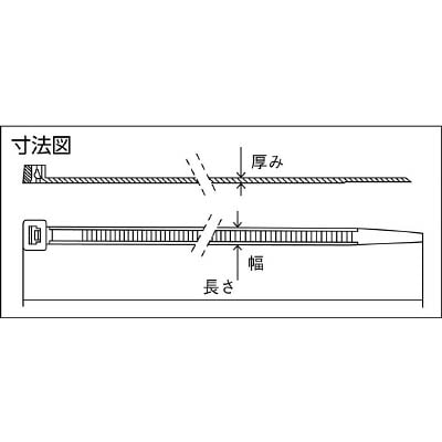 ■ＳａｐｉＳｅｌｃｏ　セルフィット　難燃性ケーブルタイ　７．５ｍｍ×５４０ｍｍ　最　SEL.EC2.437R SEL.EC2.437R
