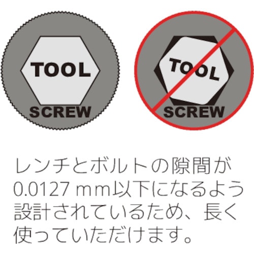 ■ボンダス　ボールポイント Ｌ－レンチ　ロング　７ｍｍ ７ｍｍ