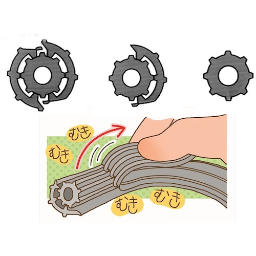 ダイオ化成（Dio）　スリーサイズゴム　３．５ｍｍ～５．５ｍｍ×７ｍ　ブロンズ ブロンズ