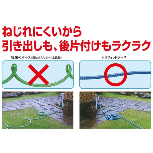 トヨックス　クロートホース　内径１８×外径２４ｍｍ　４０ｍ　ＫＴＨ１８４０ＢＫ 内径１８×外径２４ｍｍ　４０ｍ