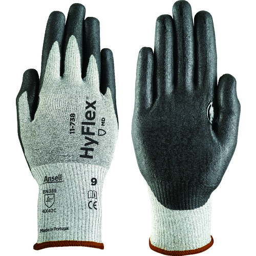 アンセル 耐切創手袋 ハイフレックス 11－738 Lサイズ 117389: 工具 | ホームセンターコーナンの通販サイト