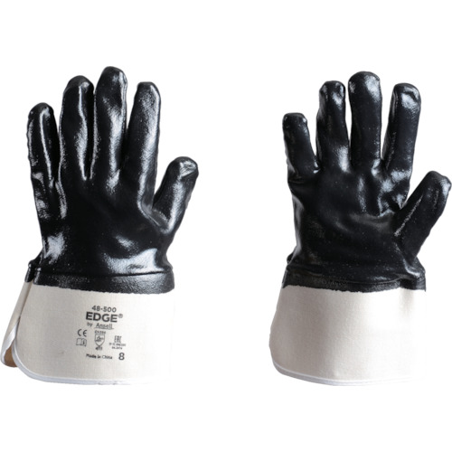 ■アンセル　ニトリルコーティング手袋　エッジ　４８－５００　Ｍサイズ 485008