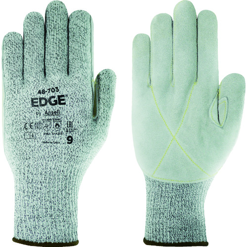 ■アンセル　作業用手袋　エッジ　４８－７０３　Ｌサイズ　487039