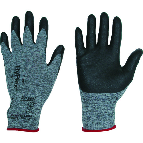 ■アンセル　軽作業用手袋　ハイフレックス　１１－８０１　Ｓサイズ 118017
