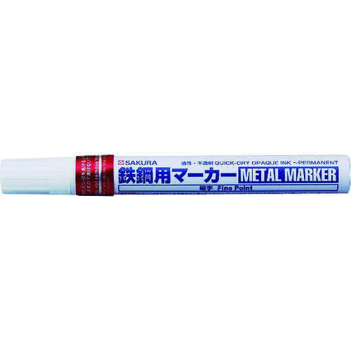 ■サクラ　鉄鋼用マーカー細字　赤 PKKS19R