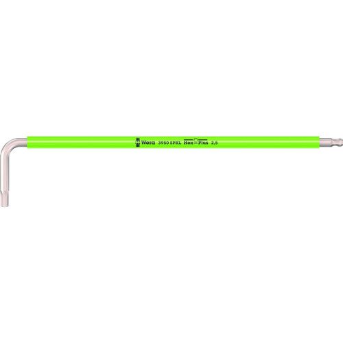 ■Ｗｅｒａ　３９５０　ＳＰＫＬ　Ｈｅｘ－Ｐｌｕｓ　ステンレス六角レンチ　２．５　ｂｒｉｇｈｔｇｒｅｅｎ 022662