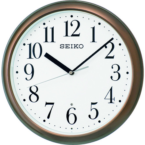 ＳＥＩＫＯ　スタンダード電波掛時計　ＫＸ２１８Ｂ　茶色　直径３０５ｍｍ KX218B