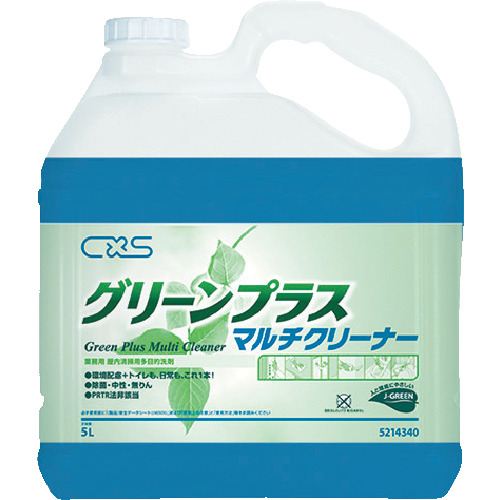 ■ディバーシー　洗浄剤　グリーンプラスマルチクリーナー　５Ｌ　5214340 5214340