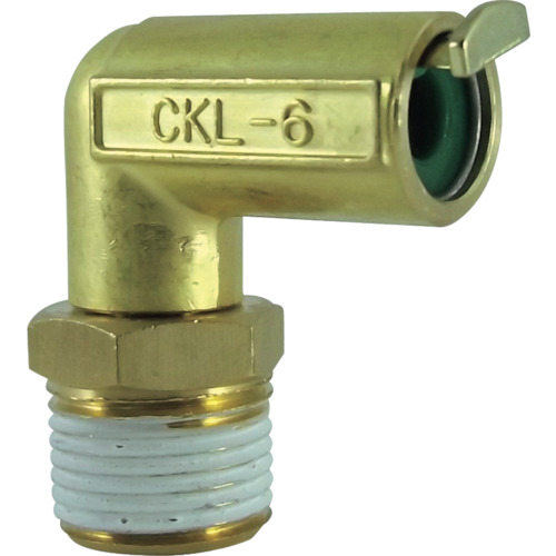 ■チヨダ　タッチコネクターエルボコネクター（金属）　CKL-6-03 CKL-6-03