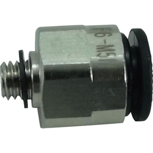 ■チヨダ　ファイブメイルコネクタ　６ｍｍ・Ｍ５Ｘ０．８　F6-M5M