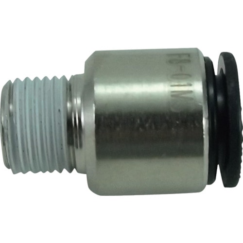 ■チヨダ　ファイブ六角穴付メイルコネクター　８ｍｍ・Ｒ１／８　F8-01MS