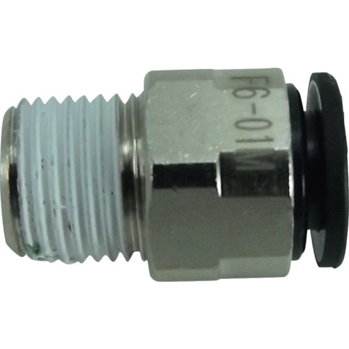 ■チヨダ　ファイブメイルコネクタ　６ｍｍ・Ｒ１／８　F6-01M