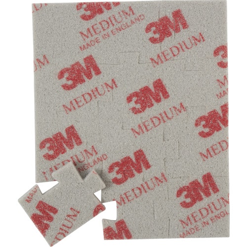 ３Ｍ　ジグソーパズル型スポンジ研磨材　中目　（１枚＝１ＰＫ） SPONGEJIGM